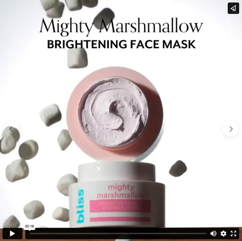 Mighty Marshmallow Brightening Face Mask - Brightening & Hydrating Face Mask - Clean, Vegan, & Cruelty-Free - All Skin Types - Skincare