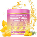 Feminine Probiotics Gummies - Pineapple Flavor, Supports Ph Balance & Dryness Relief, Prebiotic & Probiotic Blend with Slippery Elm Healthcare Dietary